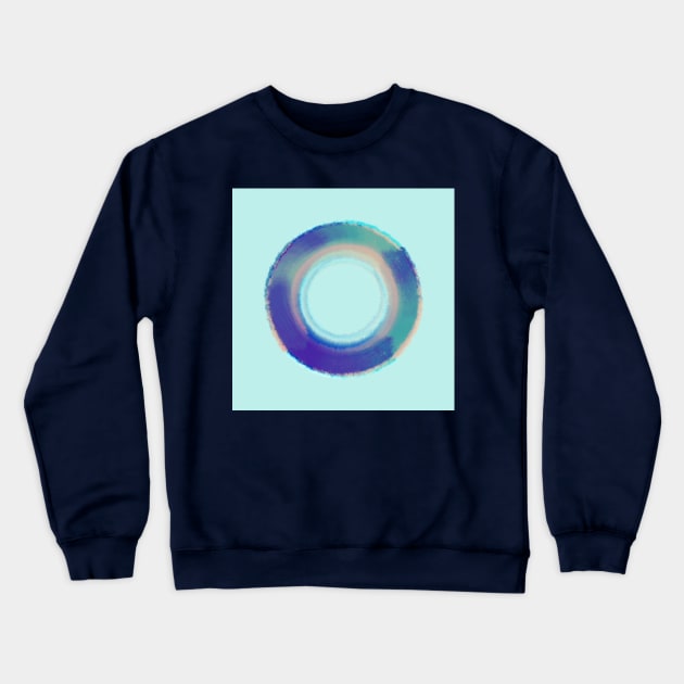 "Whispers of a Round Sea" - original digital artwork Crewneck Sweatshirt by pngrktes-art